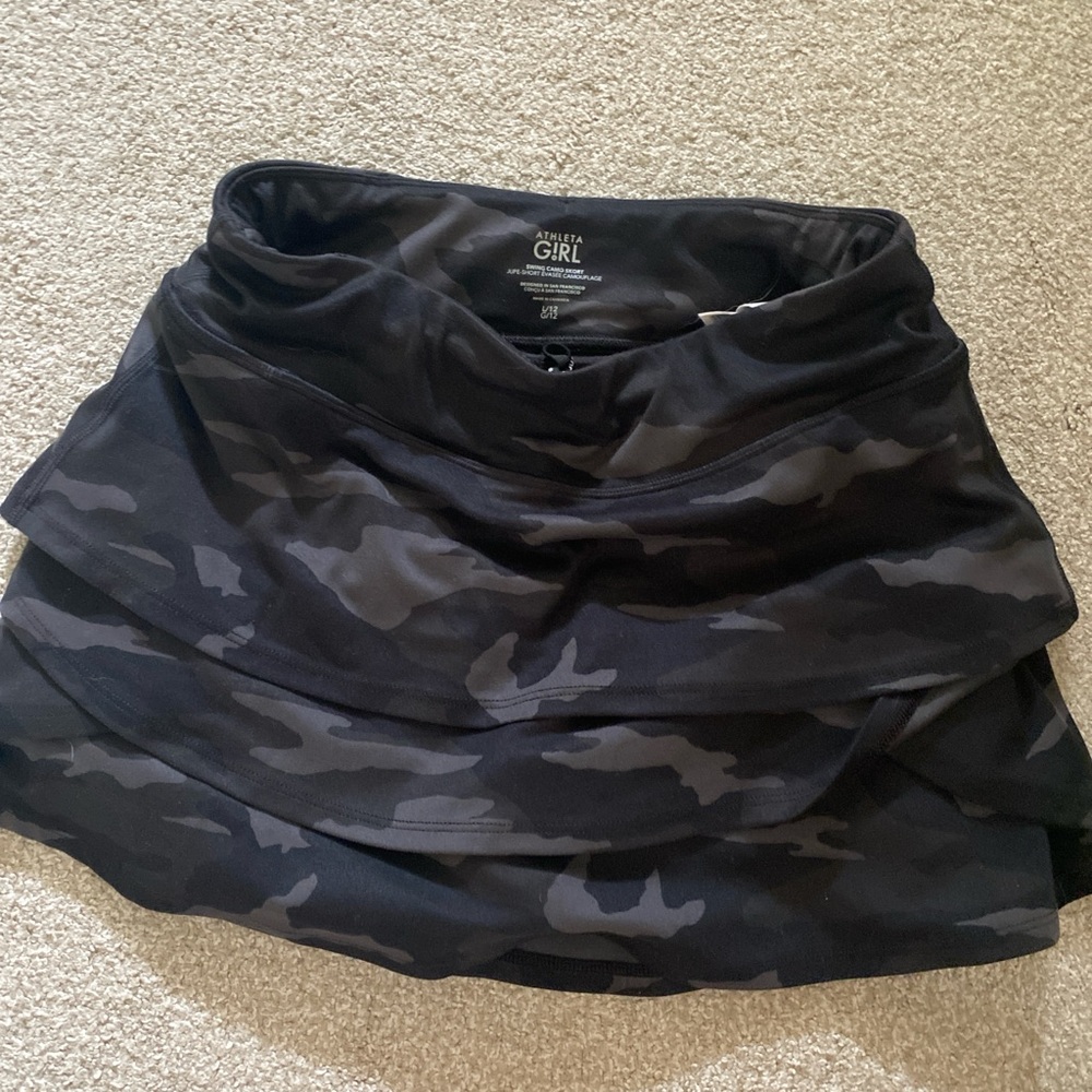 Athleta Black Mini Skirt Athletic